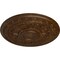 Ekena Millwork Tellson Ceiling Medallion (Fits Canopies up to 6 3/4"), 30 5/8"OD x 2 1/2"P, Root Beer Crackle CM30TERBC - alternate 5